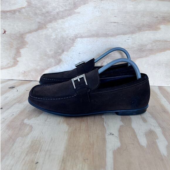 Prada - Buckled - Moccasin Flats - Brown - Men's - 6 - Picture 3 of 9